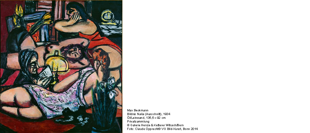 Max Beckmann, Mädchenzimmer, 1947