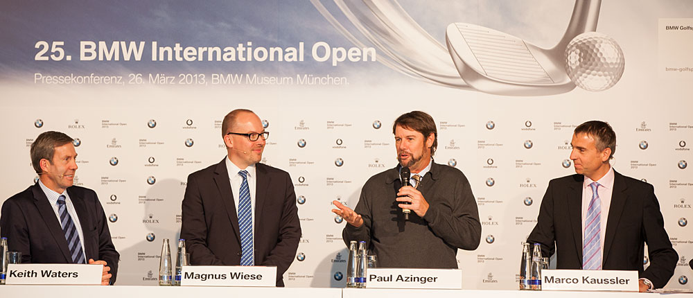 Pressekonferenz zur 25. BMW International Open
