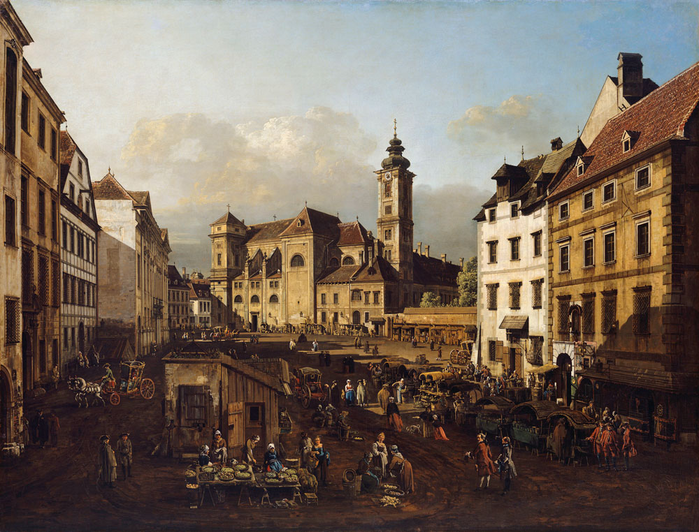 Canaletto. Bernardo Bellotto malt Europa
